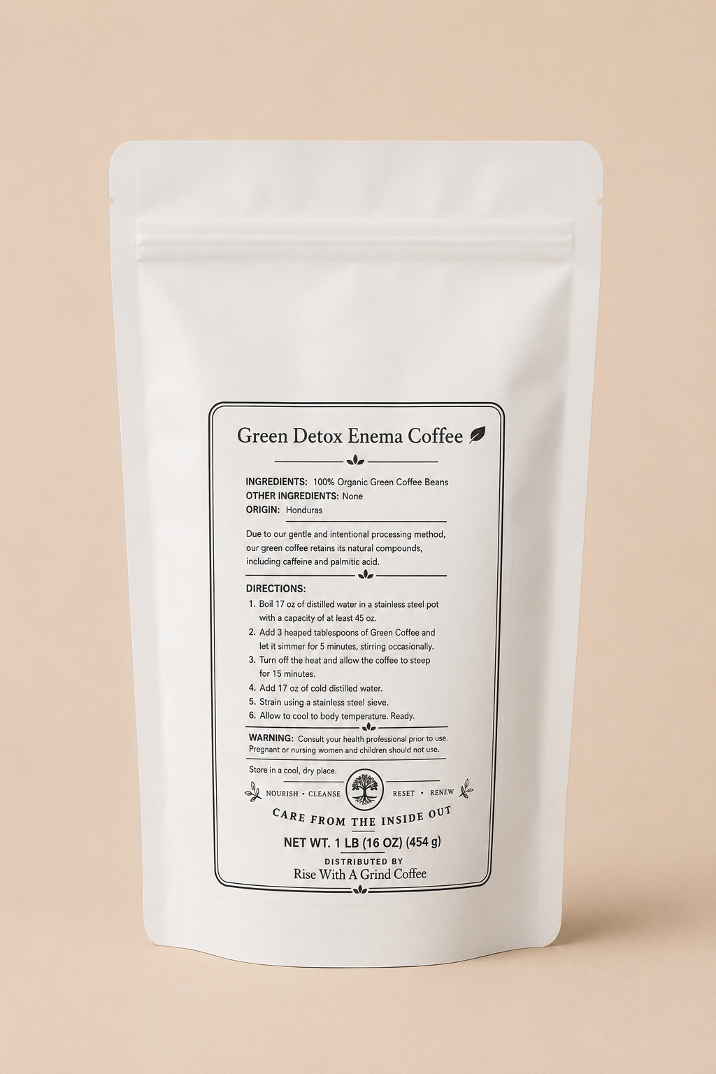 Organic Green Coffee Enema